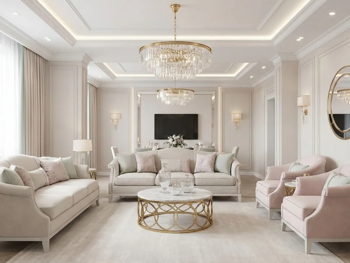 Bright neoclassicism before renovating